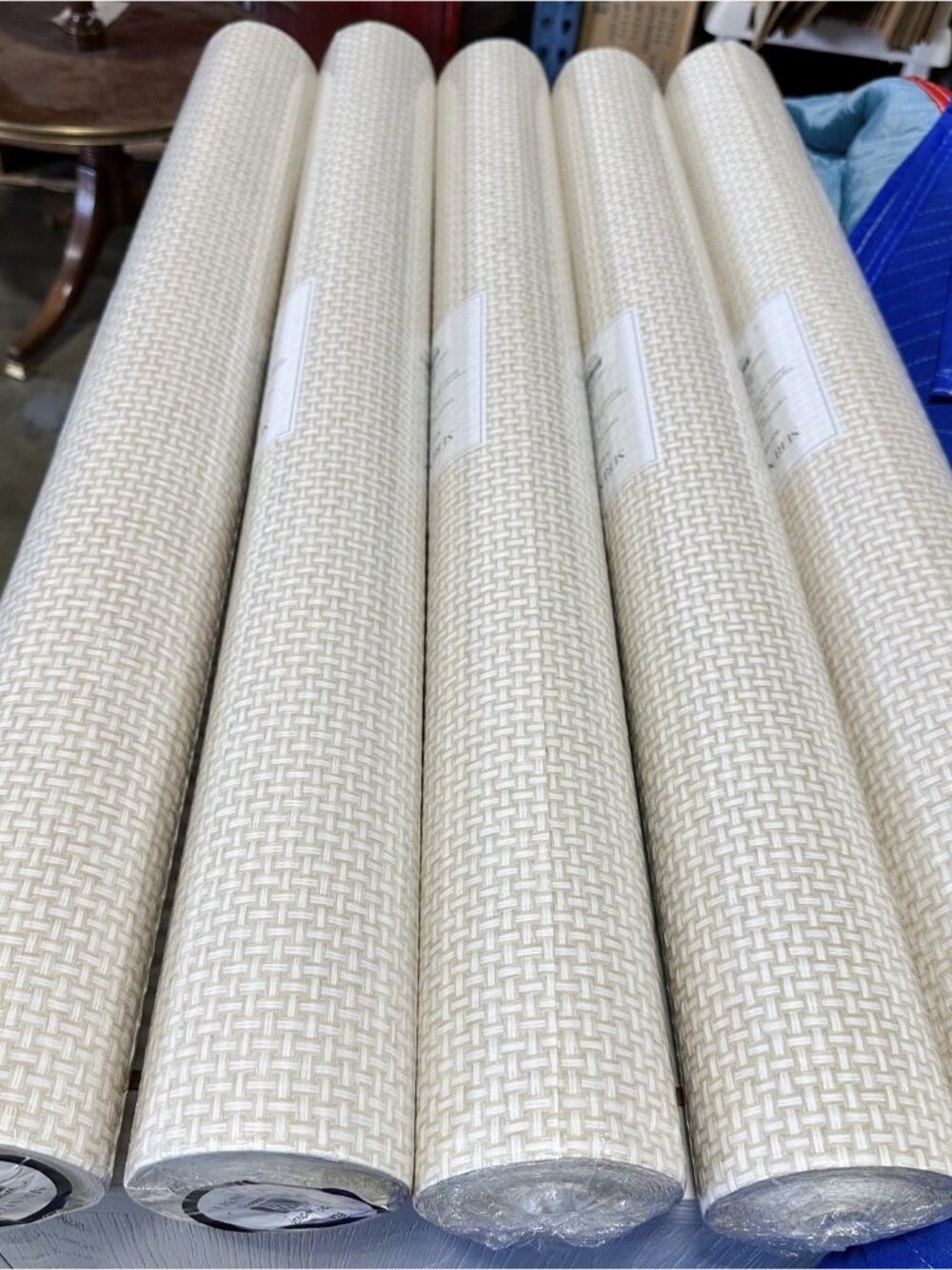 NEW Serena & Lily Laguna Paperweave Wallcovering-Sand Beige